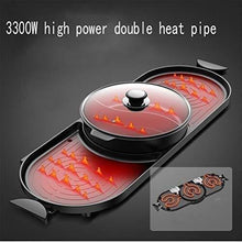 Load image into Gallery viewer, Multifunctional hot pot, electric barbecue grill household electric baking tin