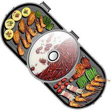 Load image into Gallery viewer, Multifunctional hot pot, electric barbecue grill household electric baking tin
