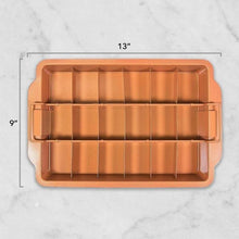 Load image into Gallery viewer, Non Stick Brownie Pans
